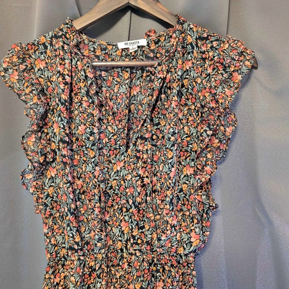 Maxi Sundress with Flutter Sleeves